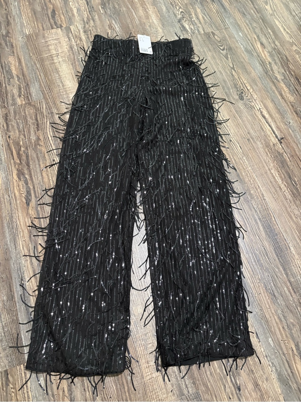 H&M Women’s Sequined Pants $25.00 Size Small New With Tags Never Worn